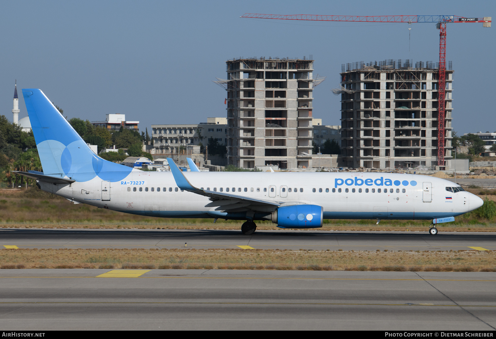 Aircraft Photo of RA-73237 | Boeing 737-8LJ | Pobeda Airlines | AirHistory.net #635920