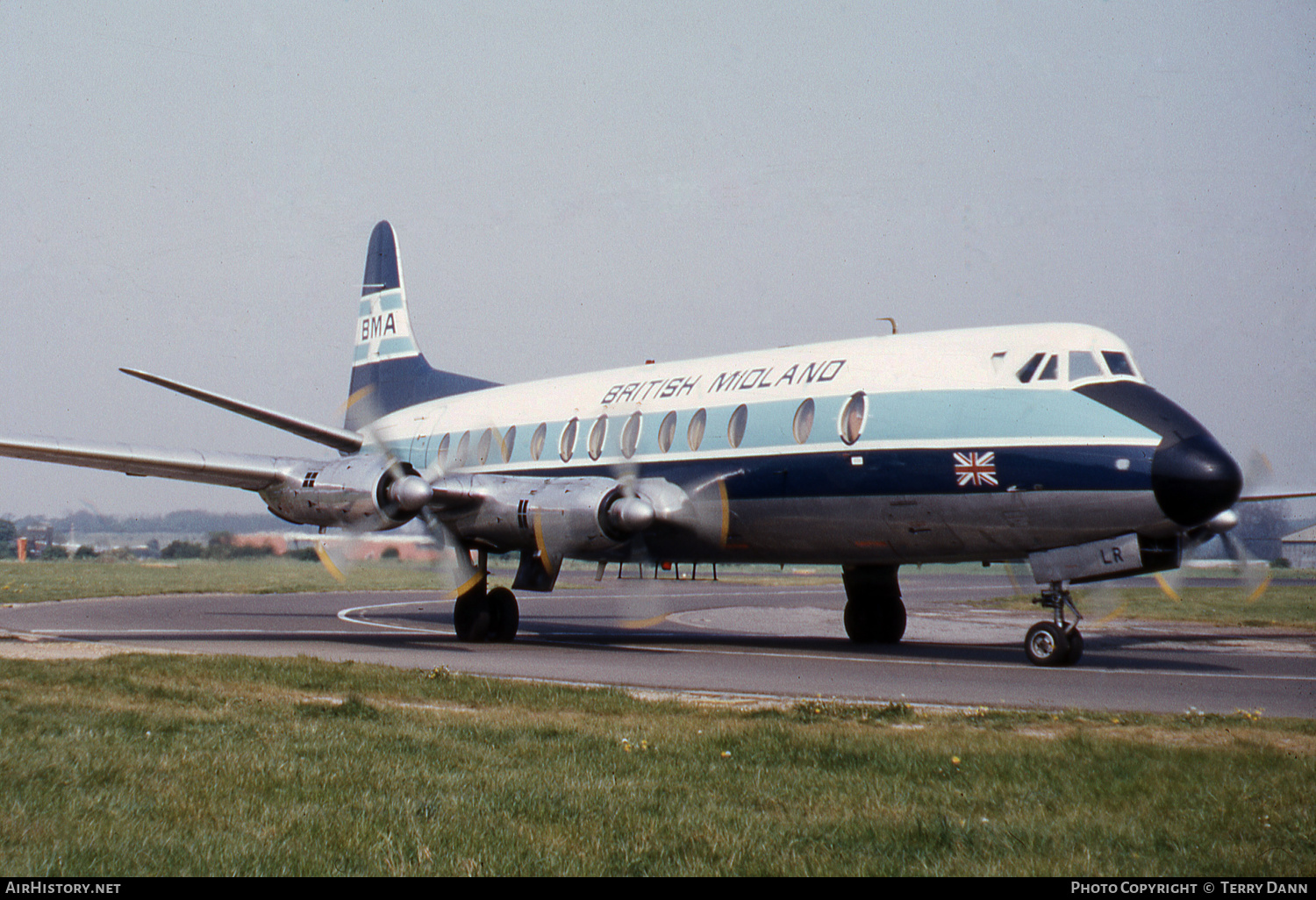Aircraft Photo of G-AZLR | Vickers 813 Viscount | British Midland Airways - BMA | AirHistory.net #635934