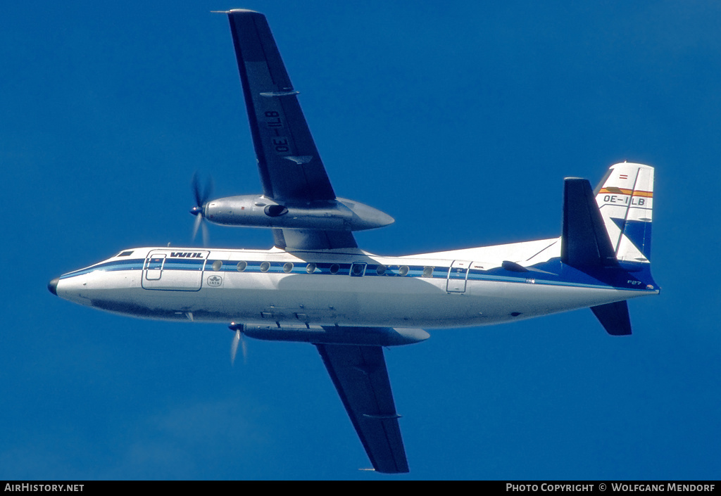 Aircraft Photo of OE-ILB | Fokker F27-600 Friendship | WDL Aviation | AirHistory.net #635938