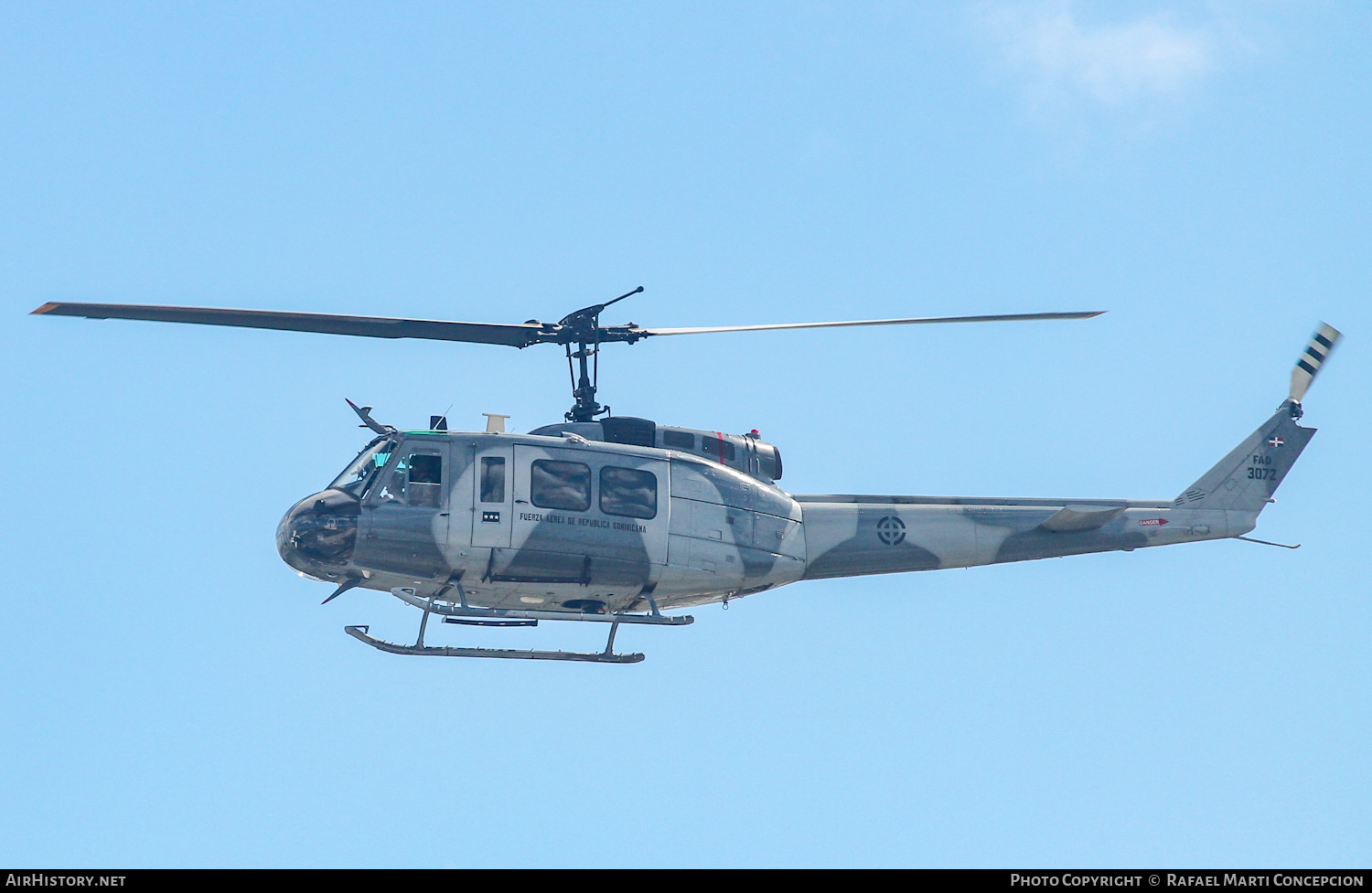 Aircraft Photo of 3072 / FAD3072 | Bell UH-1H-II Iroquois | Dominican Republic - Air Force | AirHistory.net #635976