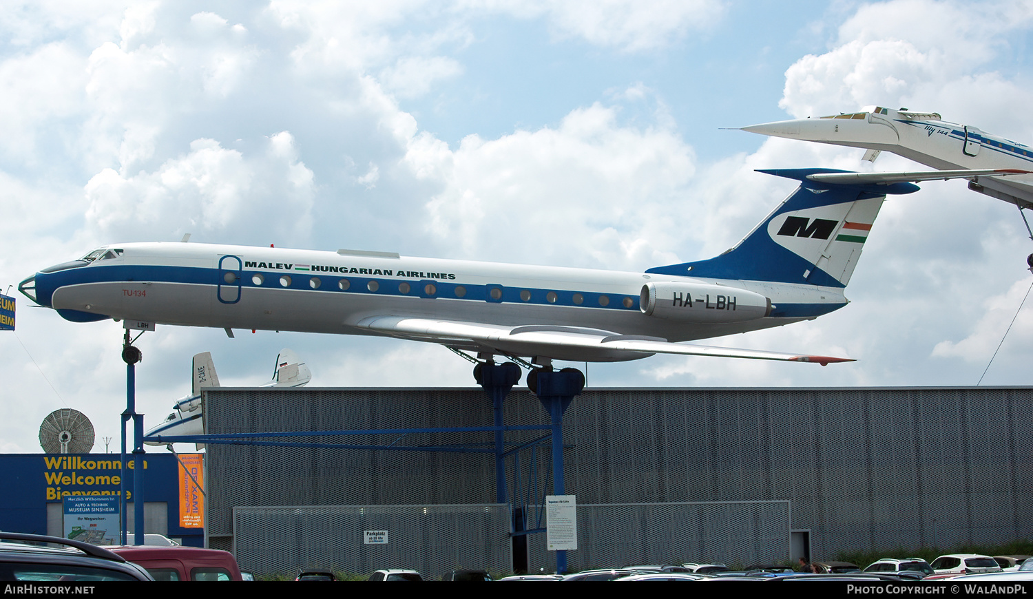 Aircraft Photo of HA-LBH | Tupolev Tu-134K | Malév - Hungarian Airlines | AirHistory.net #635980