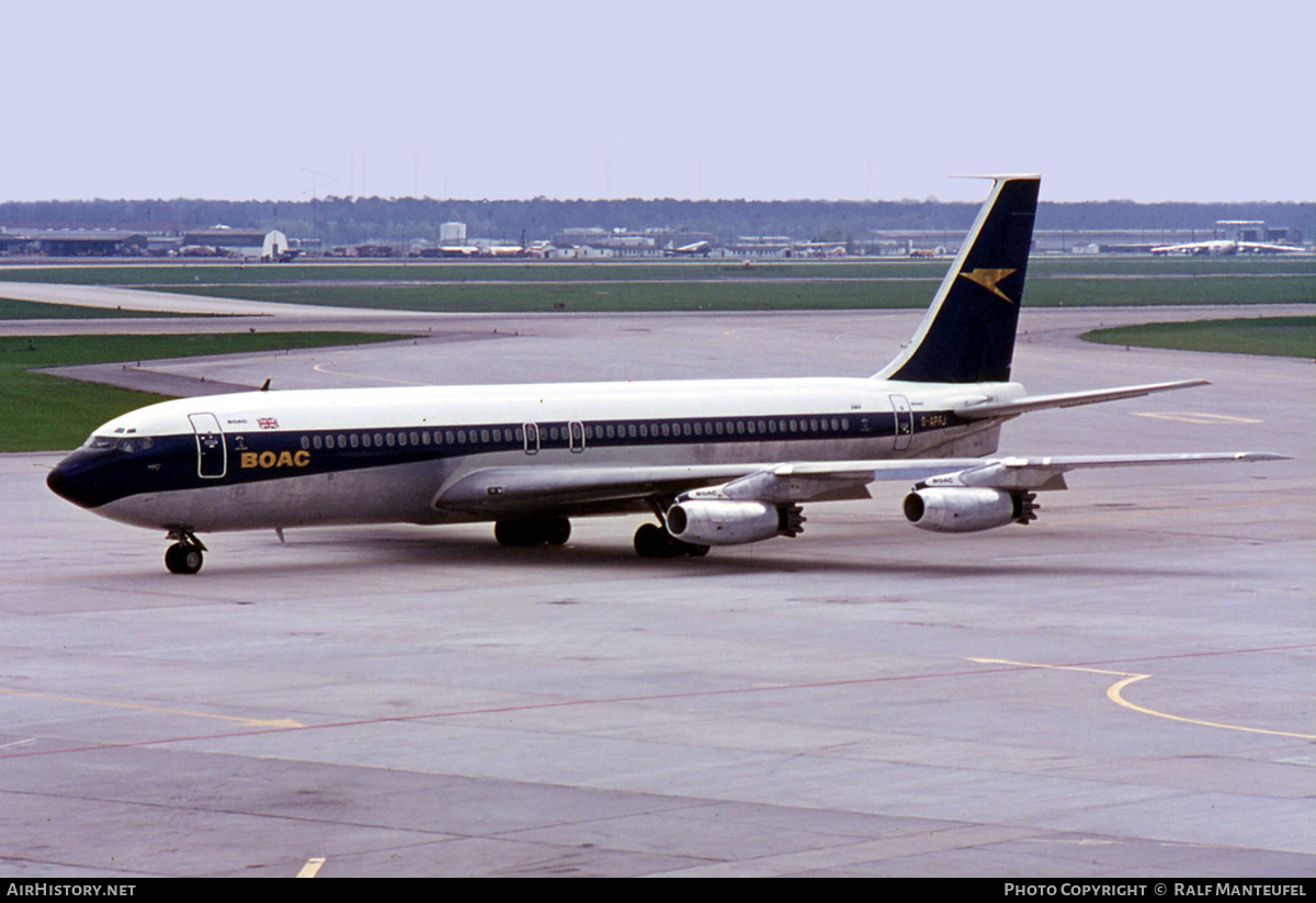 Aircraft Photo of G-APFJ | Boeing 707-436 | BOAC - British Overseas Airways Corporation | AirHistory.net #636031