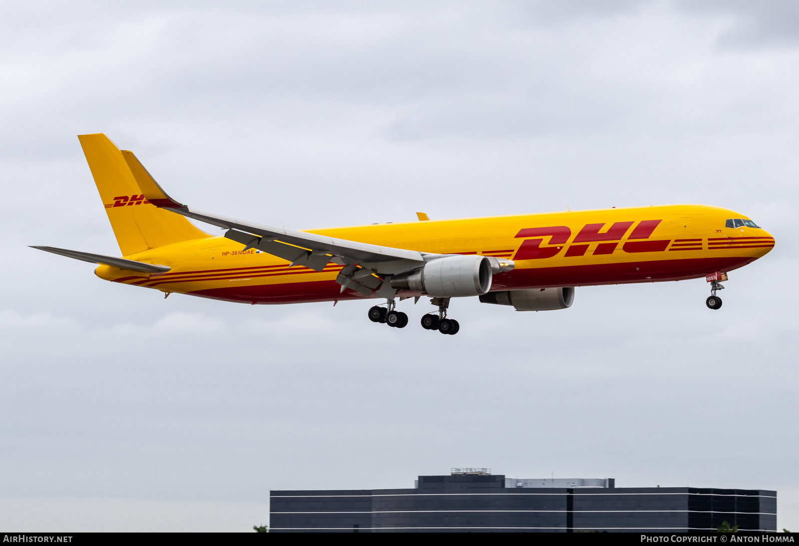 Aircraft Photo of HP-3610DAE | Boeing 767-316/ER(BCF) | DHL International | AirHistory.net #636049