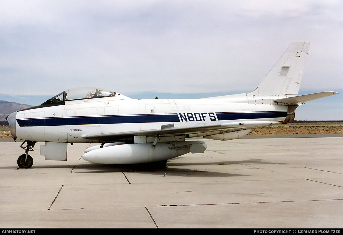 Aircraft Photo of N80FS | Canadair CL-13B Sabre 6 | AirHistory.net #636072