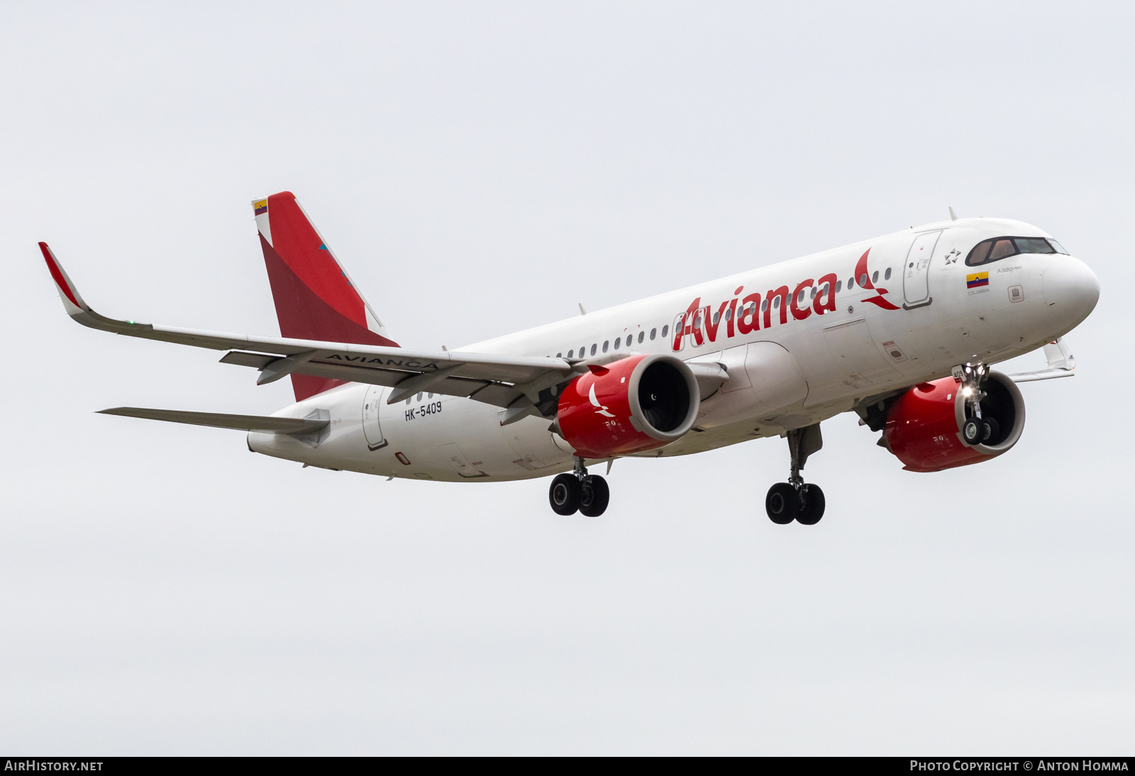 Aircraft Photo of HK-5409 | Airbus A320-251N | Avianca | AirHistory.net #636075