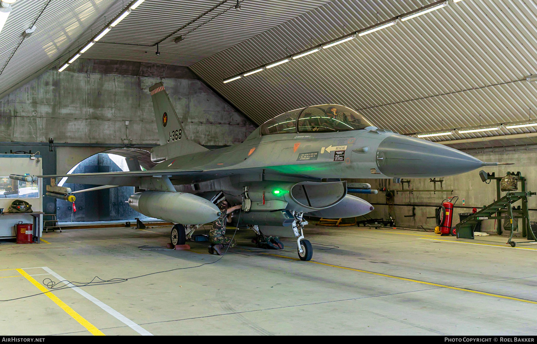 Aircraft Photo of J-368 | General Dynamics F-16BM Fighting Falcon | Netherlands - Air Force | AirHistory.net #636077