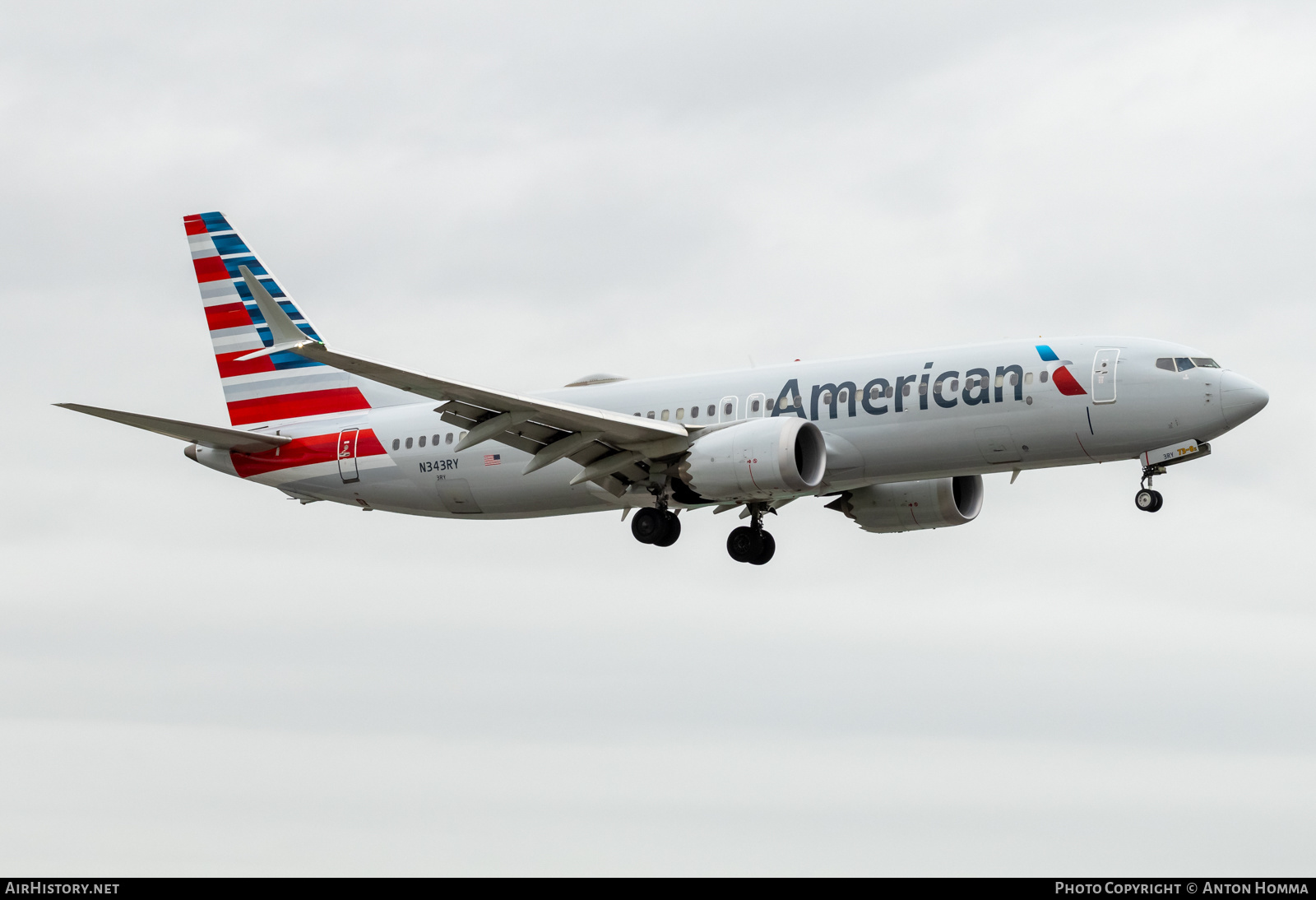 Aircraft Photo of N343RY | Boeing 737-8 Max 8 | American Airlines | AirHistory.net #636082