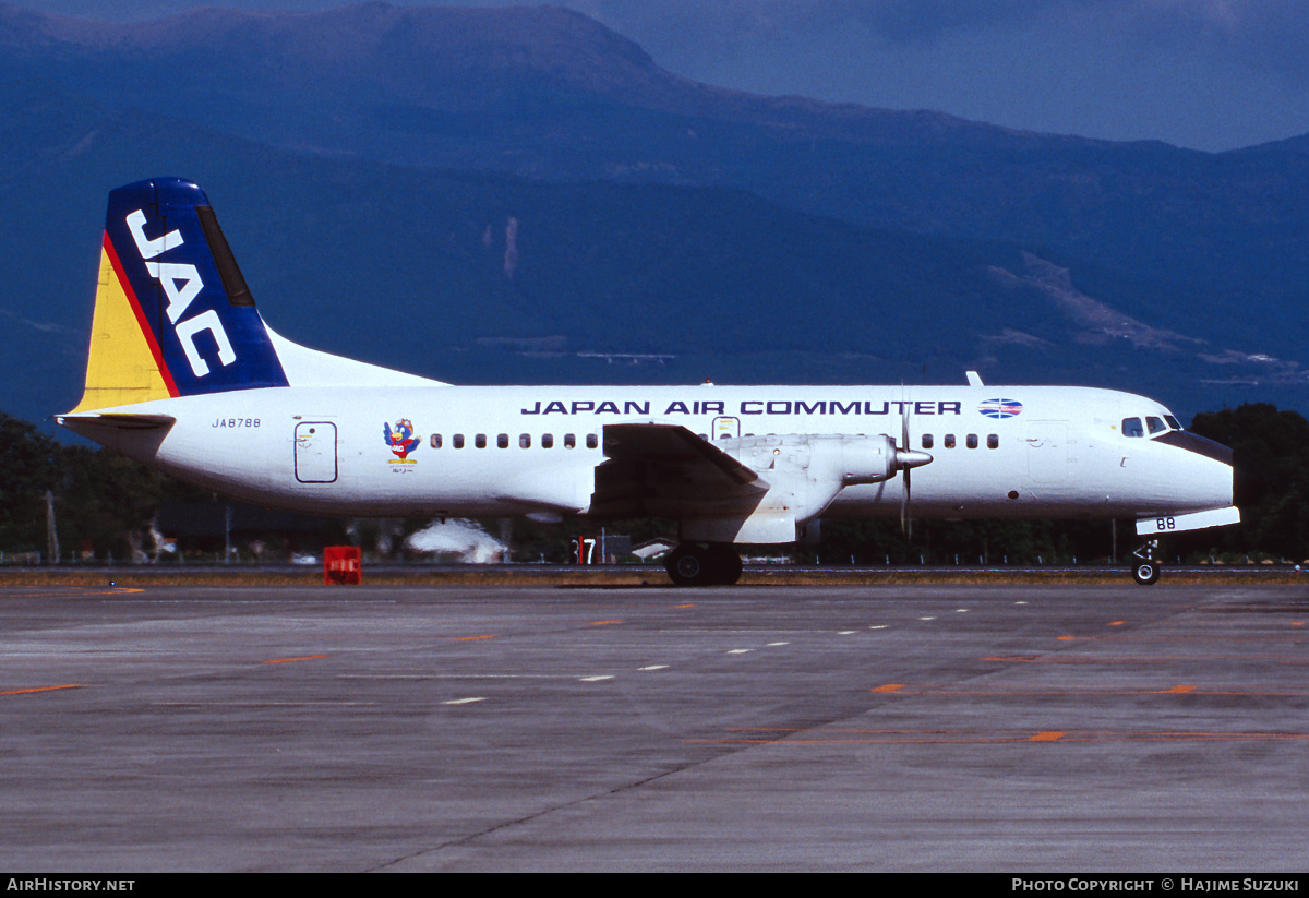 Aircraft Photo of JA8788 | NAMC YS-11A-500 | Japan Air Commuter - JAC | AirHistory.net #636084