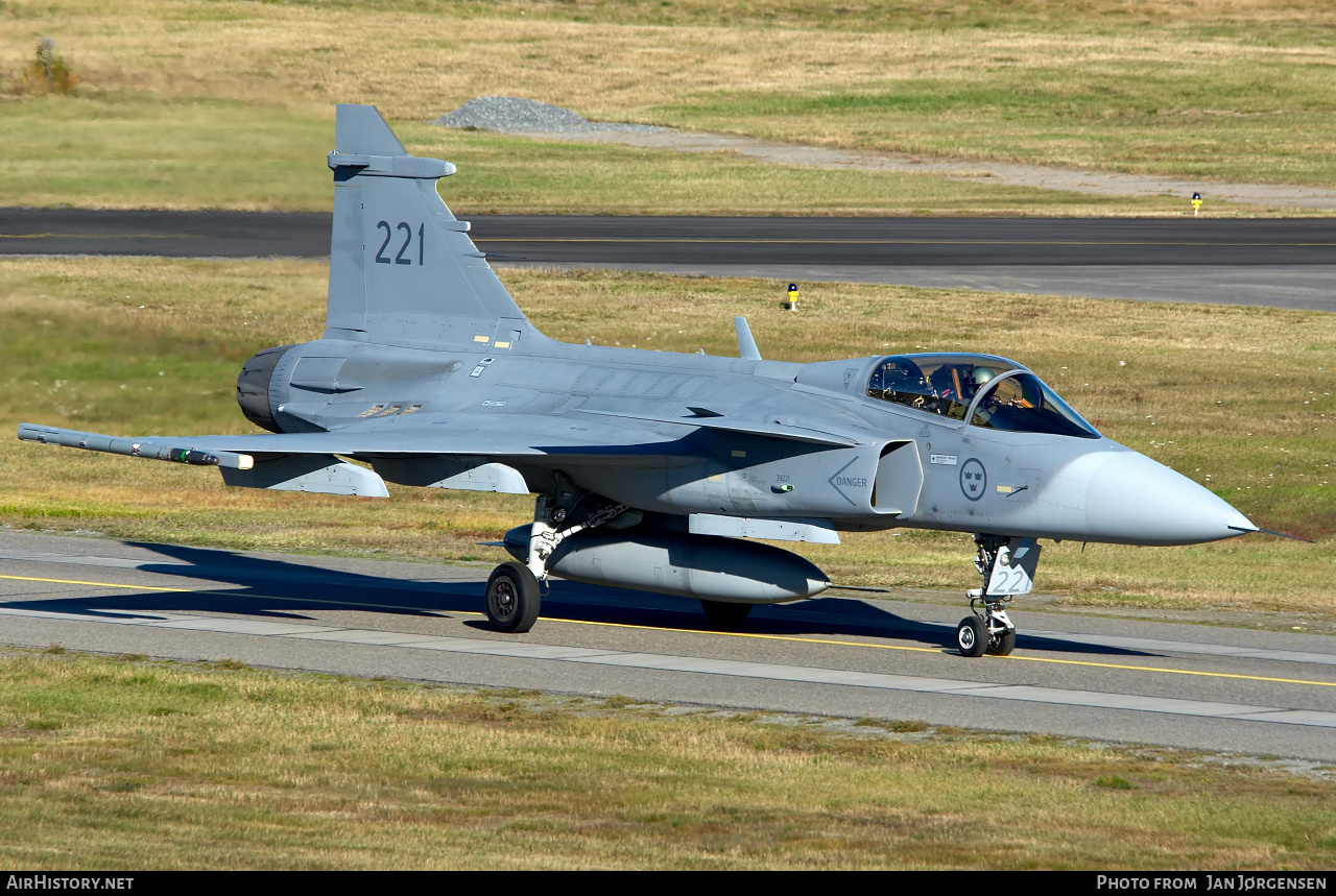 Aircraft Photo of 39221 | Saab JAS 39C Gripen | Sweden - Air Force | AirHistory.net #636120