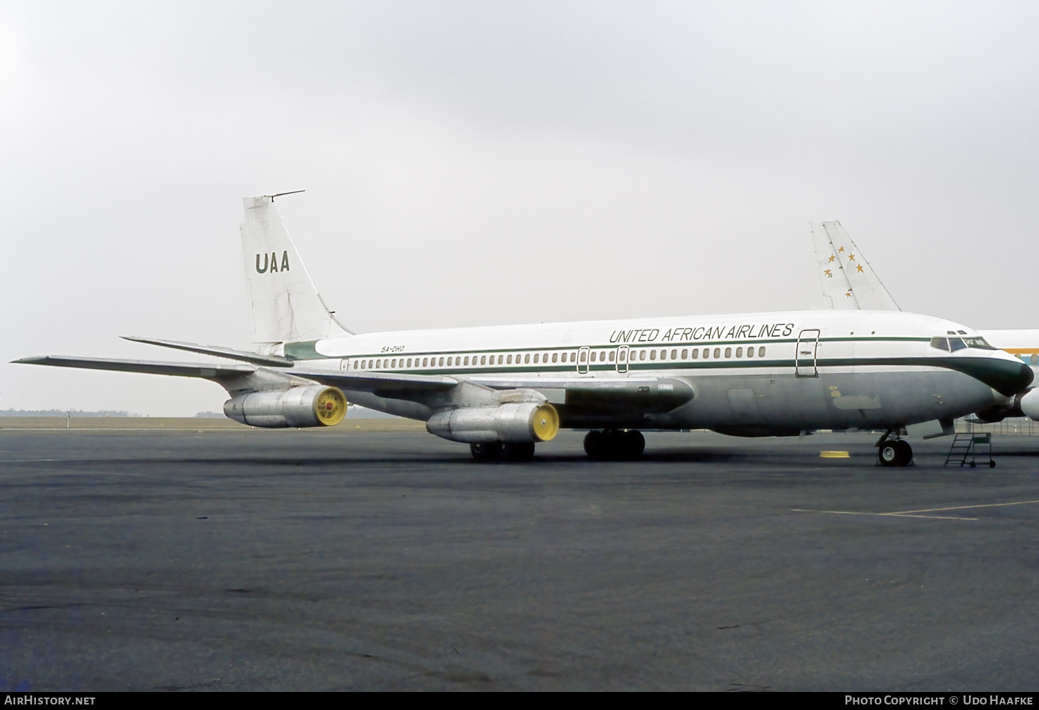 Aircraft Photo of 5A-DHO | Boeing 707-123B | United African Airlines | AirHistory.net #636131