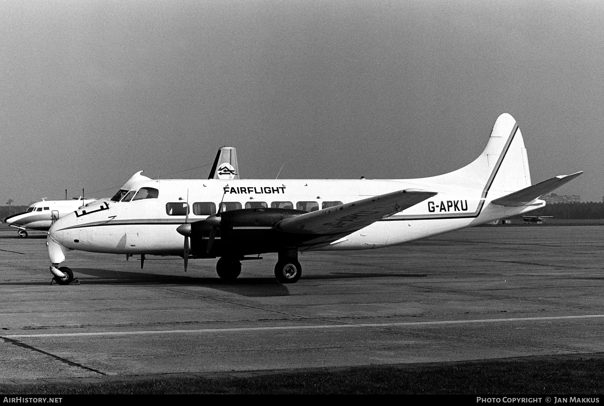 Aircraft Photo of G-APKU | De Havilland D.H. 114 Heron 1B | Fairflight | AirHistory.net #636134