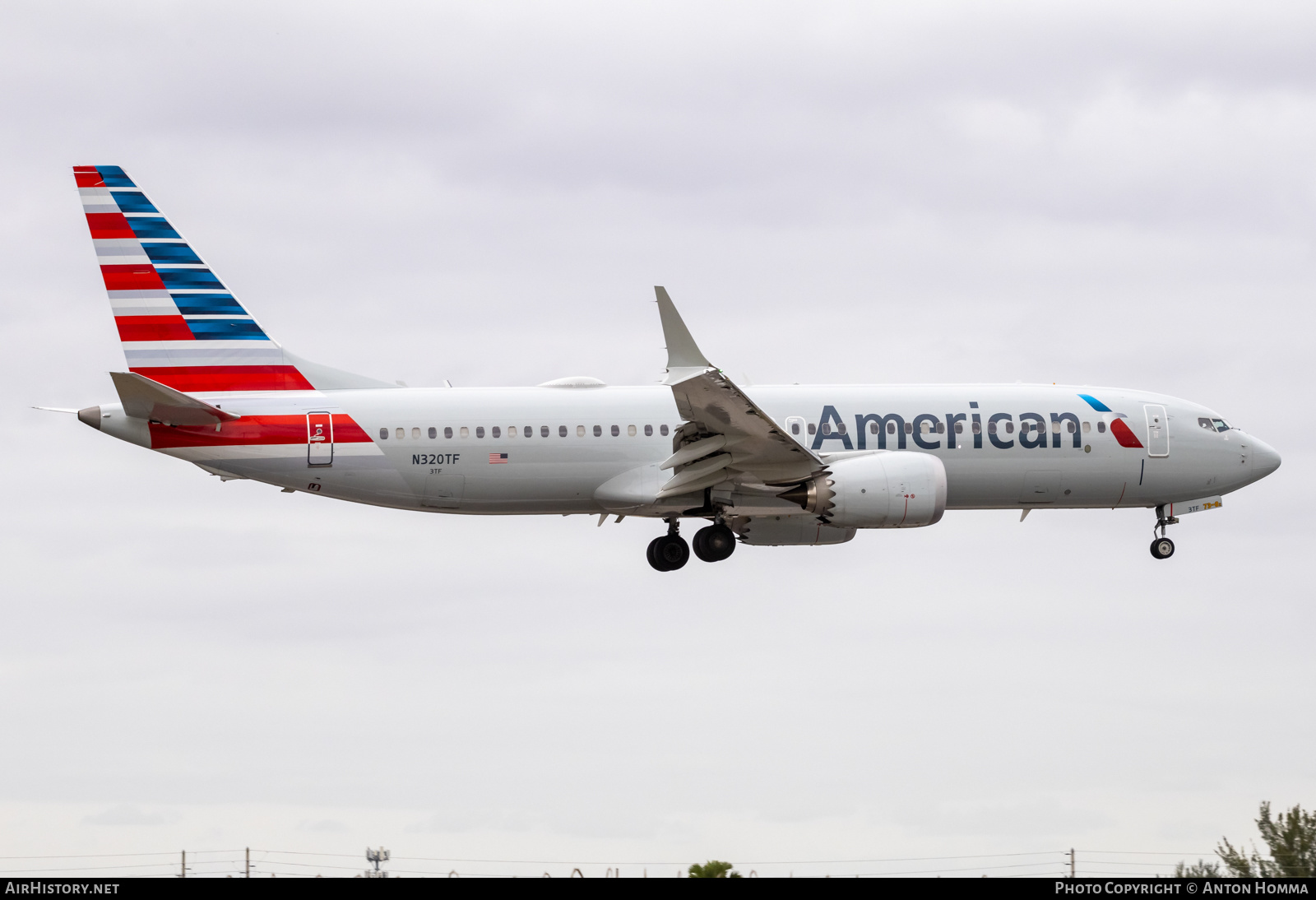 Aircraft Photo of N320TF | Boeing 737-8 Max 8 | American Airlines | AirHistory.net #636135