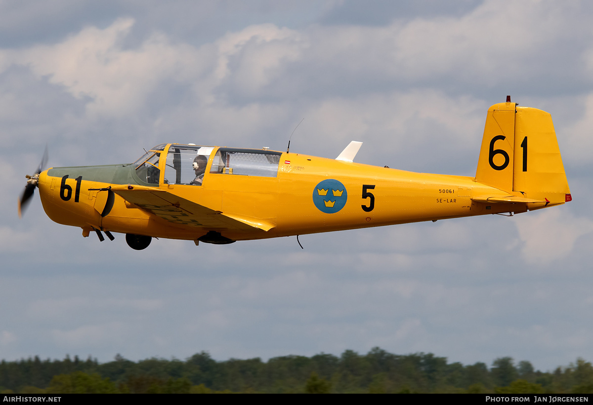 Aircraft Photo of SE-LAR / 50061 | Saab 91B Safir | Sweden - Air Force | AirHistory.net #636139