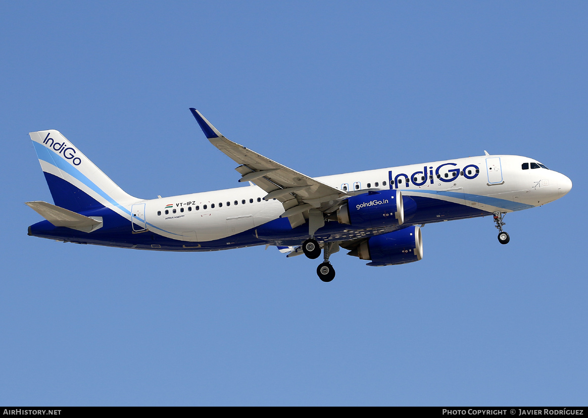 Aircraft Photo of VT-IPZ | Airbus A320-251N | IndiGo | AirHistory.net #636164
