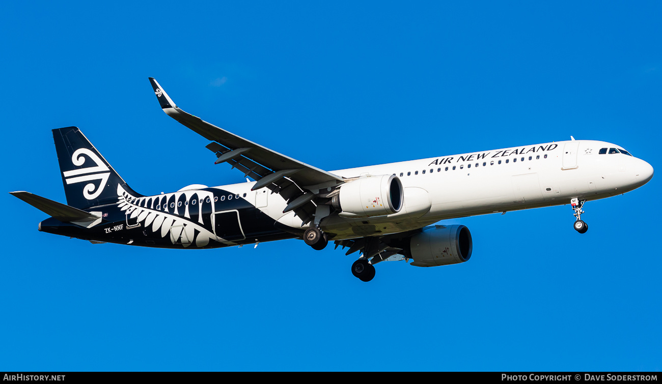 Aircraft Photo of ZK-NNF | Airbus A321-251N | Air New Zealand | AirHistory.net #636172