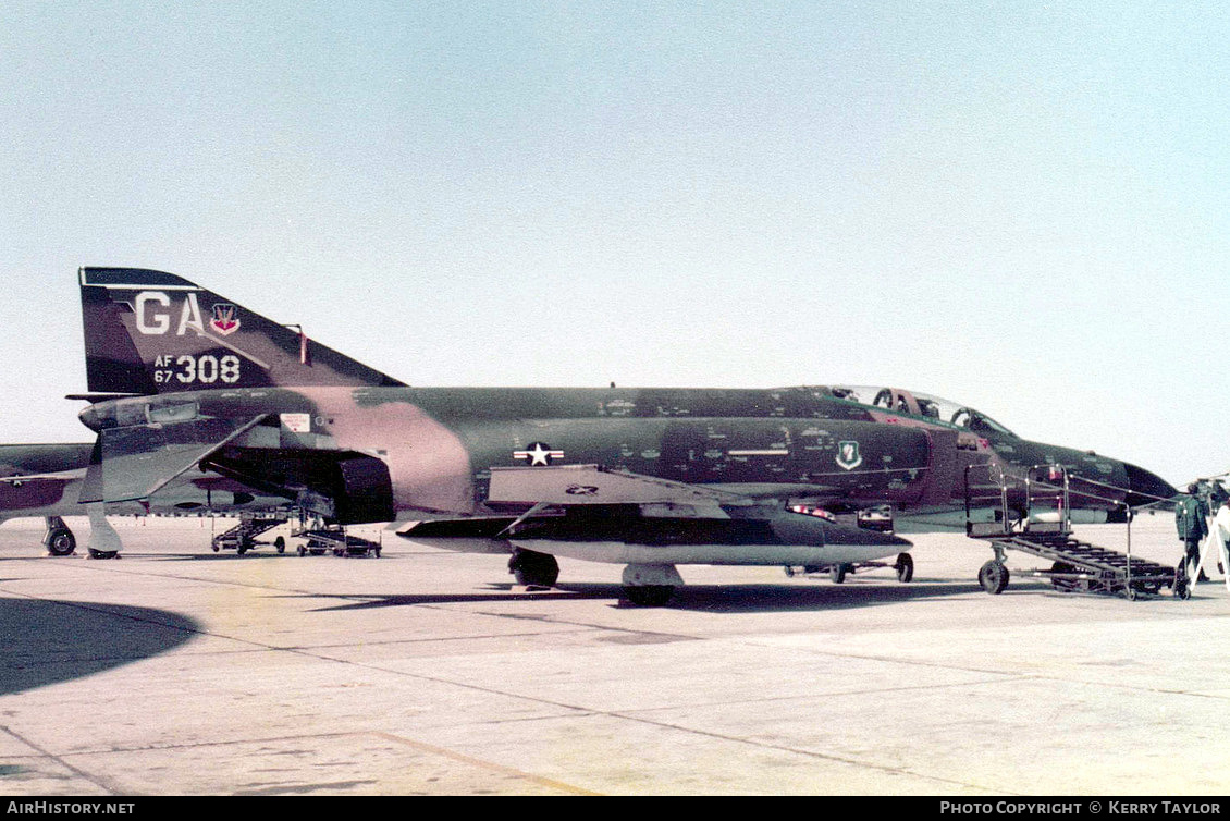 Aircraft Photo of 67-0308 / AF67-308 | McDonnell Douglas F-4E Phantom II | USA - Air Force | AirHistory.net #636190
