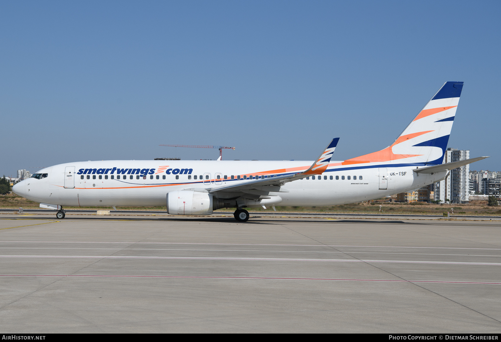 Aircraft Photo of OK-TSF | Boeing 737-8GJ | Smartwings | AirHistory.net #636193