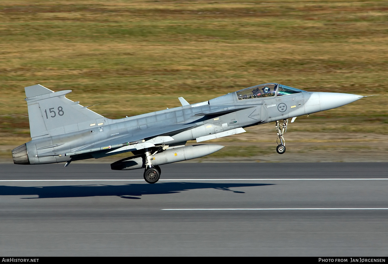 Aircraft Photo of 39158 | Saab JAS 39A Gripen | Sweden - Air Force | AirHistory.net #636196