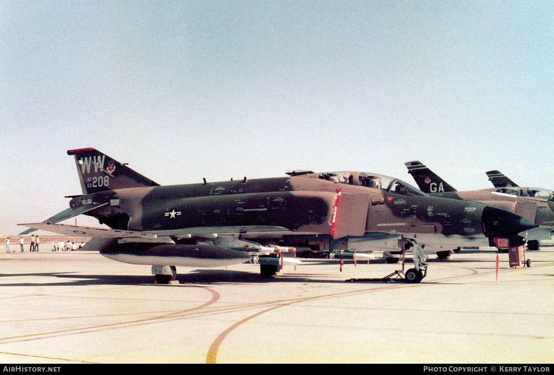 Aircraft Photo of 69-7208 / AF69-208 | McDonnell Douglas F-4G Phantom II | USA - Air Force | AirHistory.net #636229