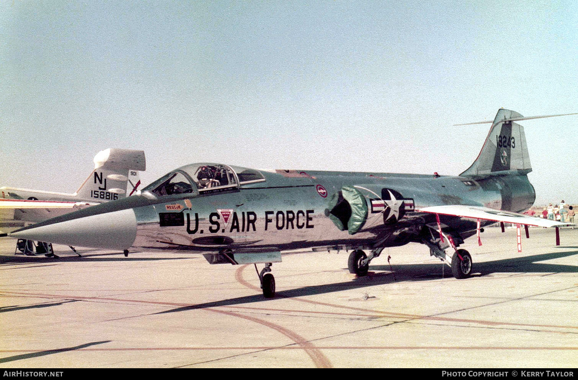 Aircraft Photo of 63-13243 / 13243 | Lockheed F-104G Starfighter | USA - Air Force | AirHistory.net #636231