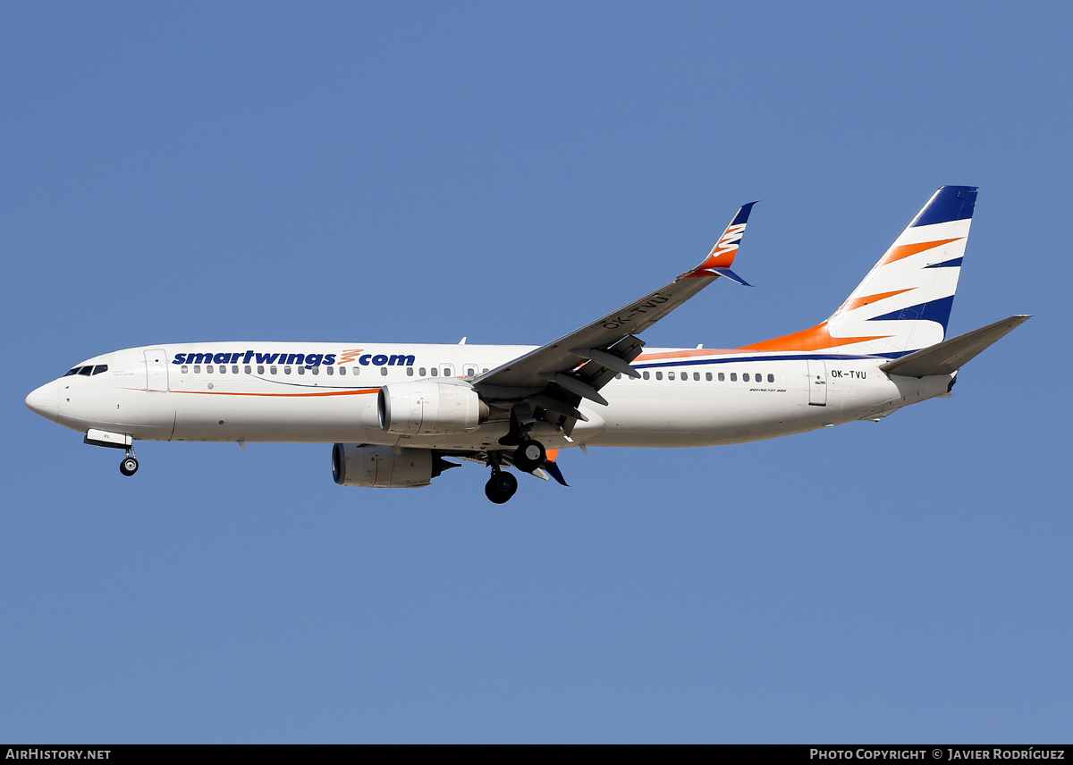 Aircraft Photo of OK-TVU | Boeing 737-86N | Smartwings | AirHistory.net #636234