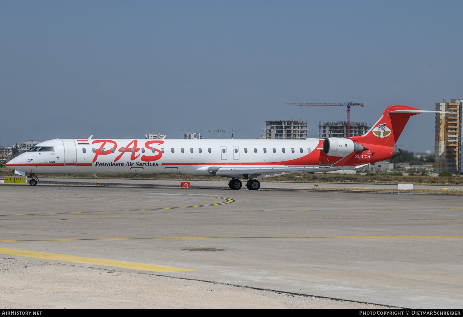 Aircraft Photo of SU-CCH | Bombardier CRJ-900ER (CL-600-2D24) | PAS - Petroleum Air Services | AirHistory.net #636238