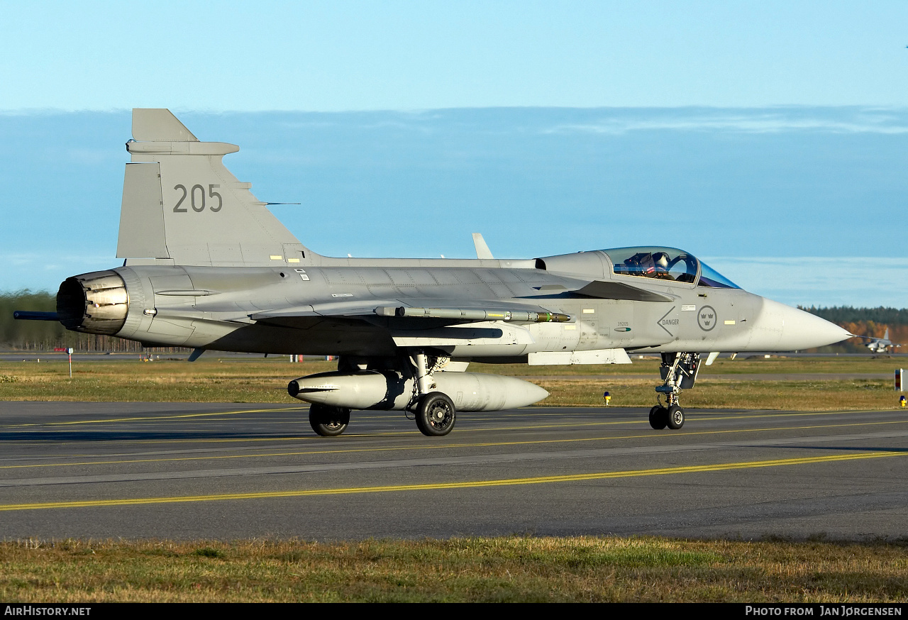 Aircraft Photo of 39205 | Saab JAS 39A Gripen | Sweden - Air Force | AirHistory.net #636239