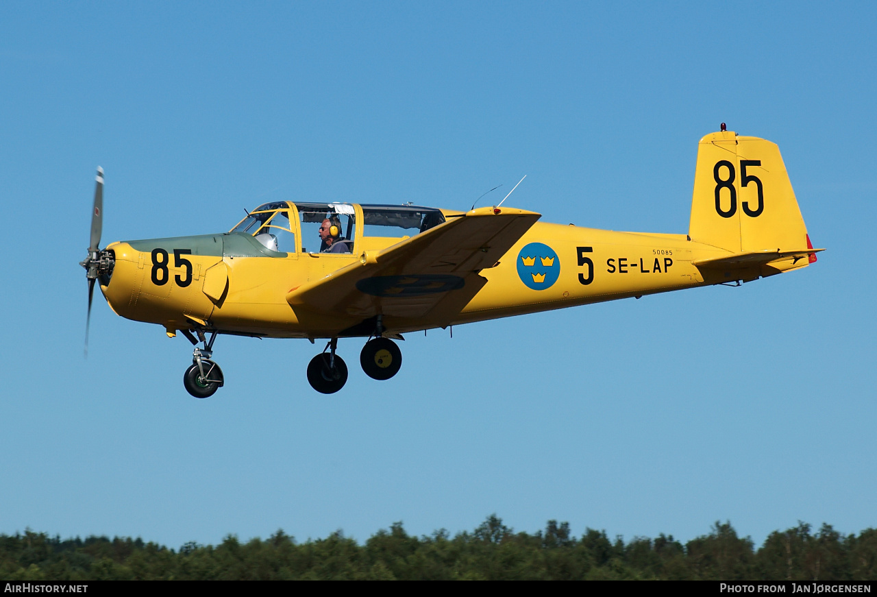 Aircraft Photo of SE-LAP / 50085 | Saab Sk50C Safir (91C) | Sweden - Air Force | AirHistory.net #636248