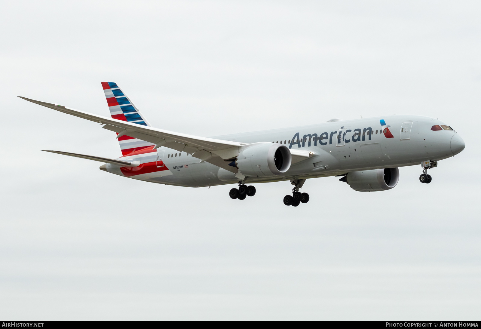 Aircraft Photo of N883BM | Boeing 787-8 Dreamliner | American Airlines | AirHistory.net #636251