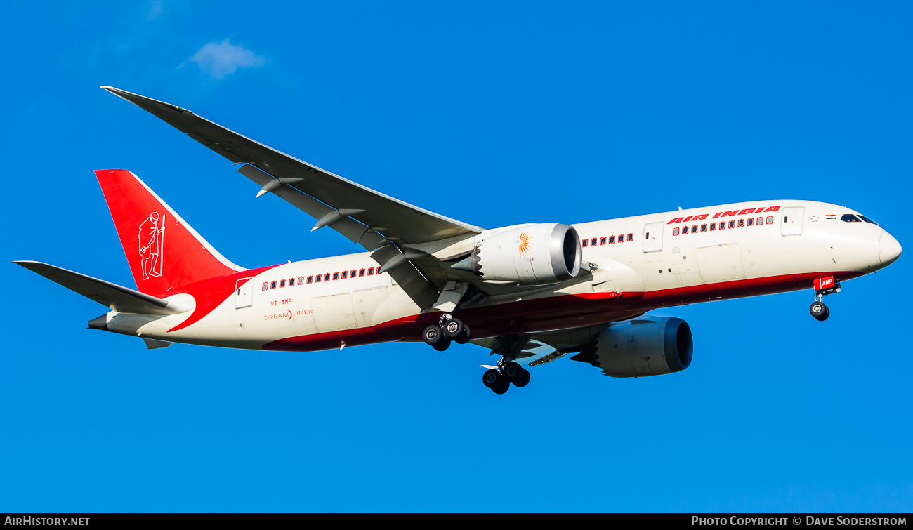 Aircraft Photo of VT-ANP | Boeing 787-8 Dreamliner | Air India | AirHistory.net #636252