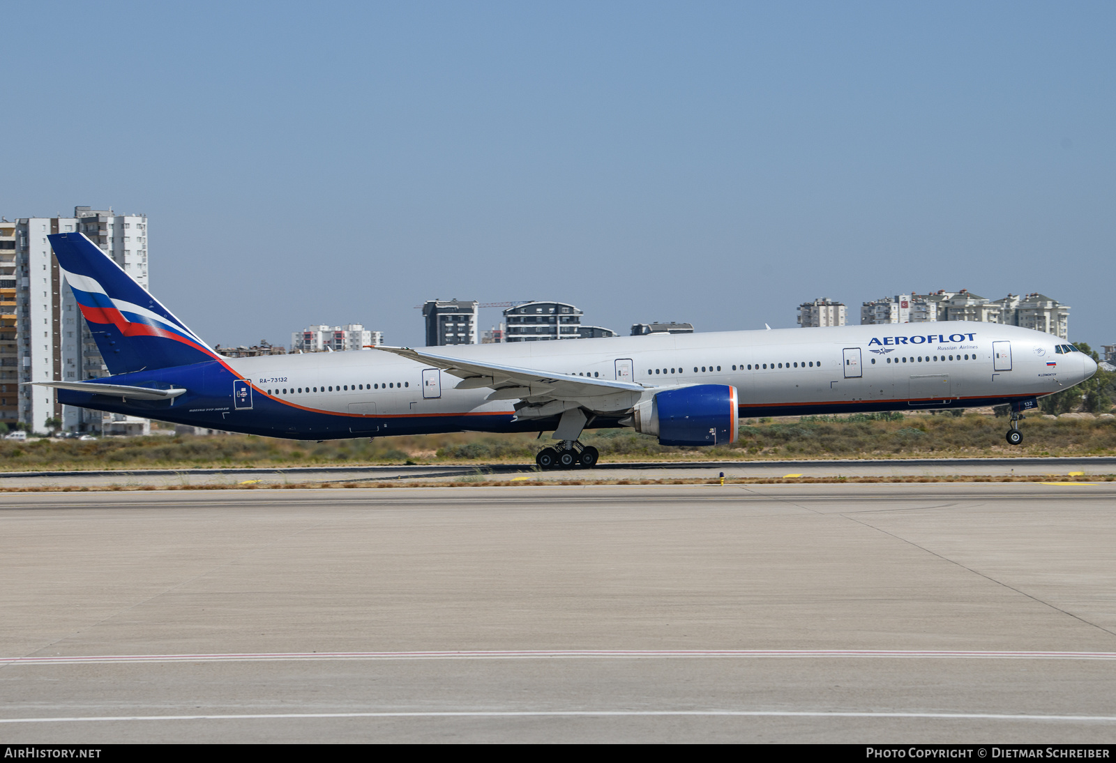Aircraft Photo of RA-73132 | Boeing 777-3M0/ER | Aeroflot - Russian Airlines | AirHistory.net #636266