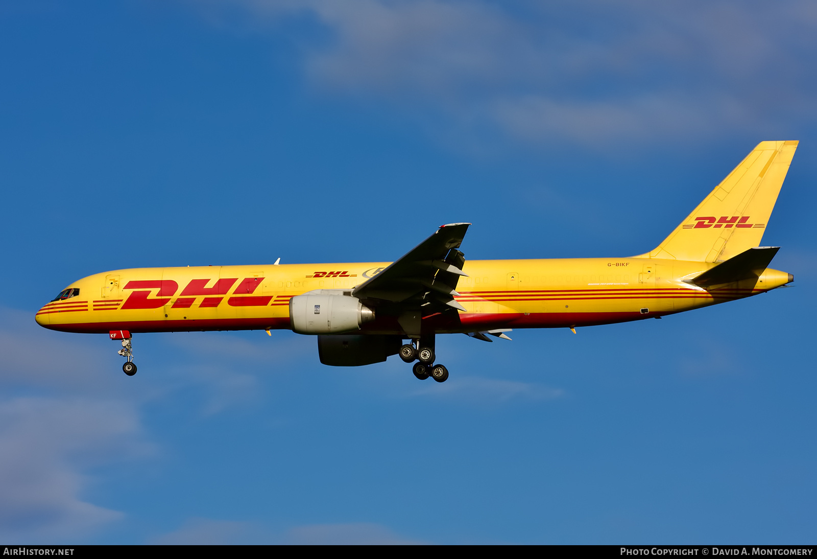 Aircraft Photo of G-BIKF | Boeing 757-236/SF | DHL International | AirHistory.net #636268