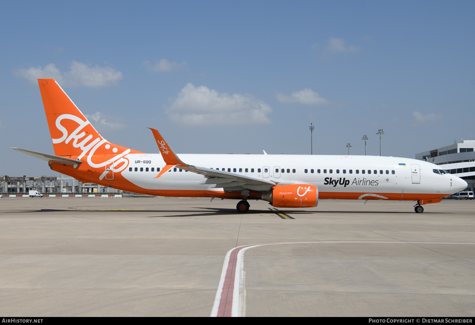 Aircraft Photo of UR-SQQ | Boeing 737-8Q8 | SkyUp Airlines | AirHistory.net #636285