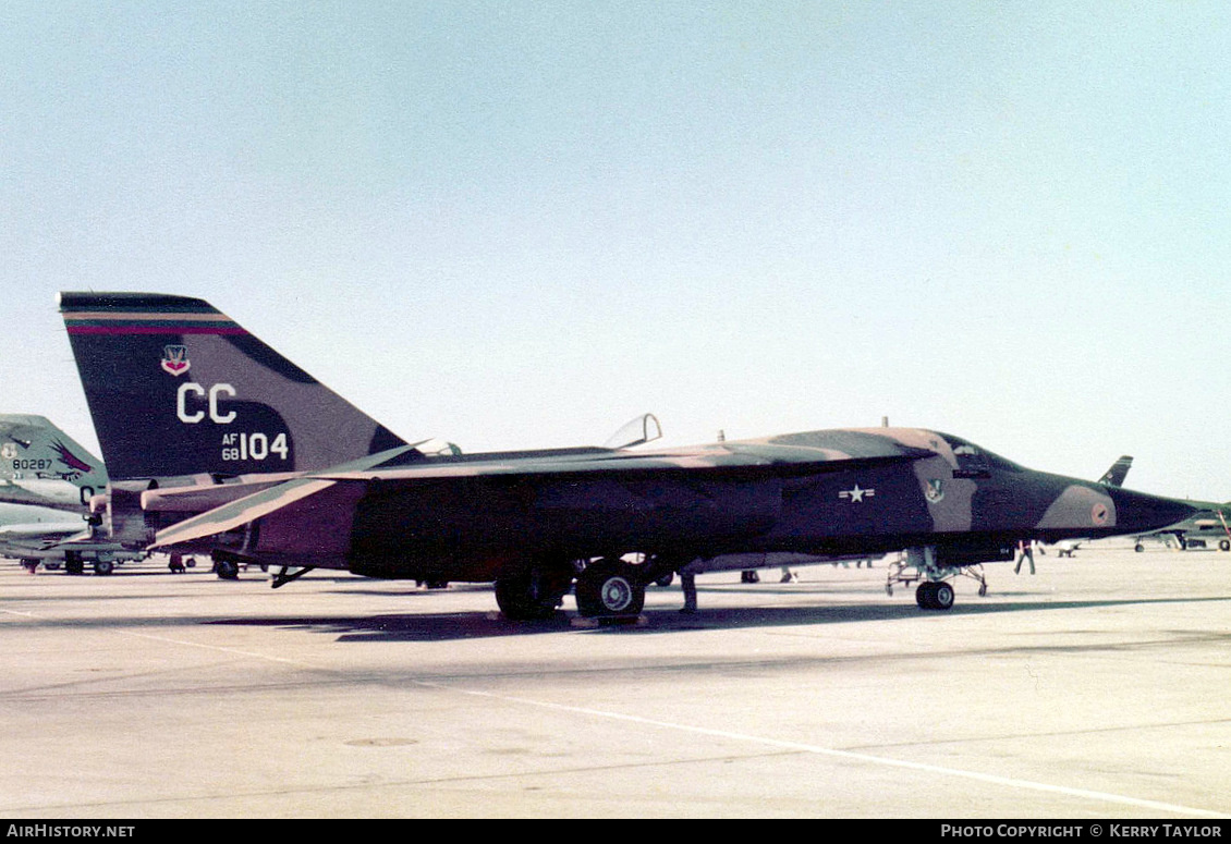 Aircraft Photo of 68-0104 / AF68104 | General Dynamics F-111D Aardvark | USA - Air Force | AirHistory.net #636291
