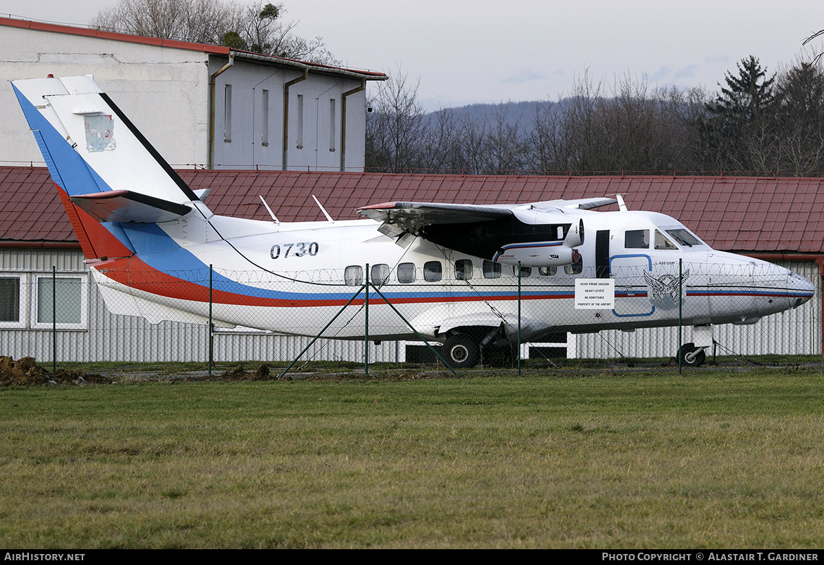 Aircraft Photo of 0730 | Let L-410UVP Turbolet | Slovakia - Air Force | AirHistory.net #636305