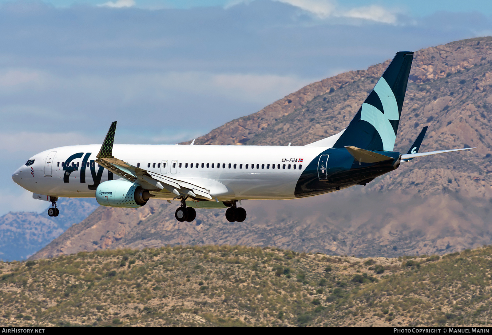 Aircraft Photo of LN-FGA | Boeing 737-82R | Flyr | AirHistory.net #636321