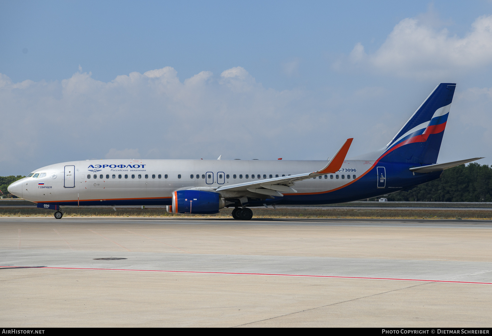 Aircraft Photo of RA-73096 | Boeing 737-8LJ | Aeroflot - Russian Airlines | AirHistory.net #636342
