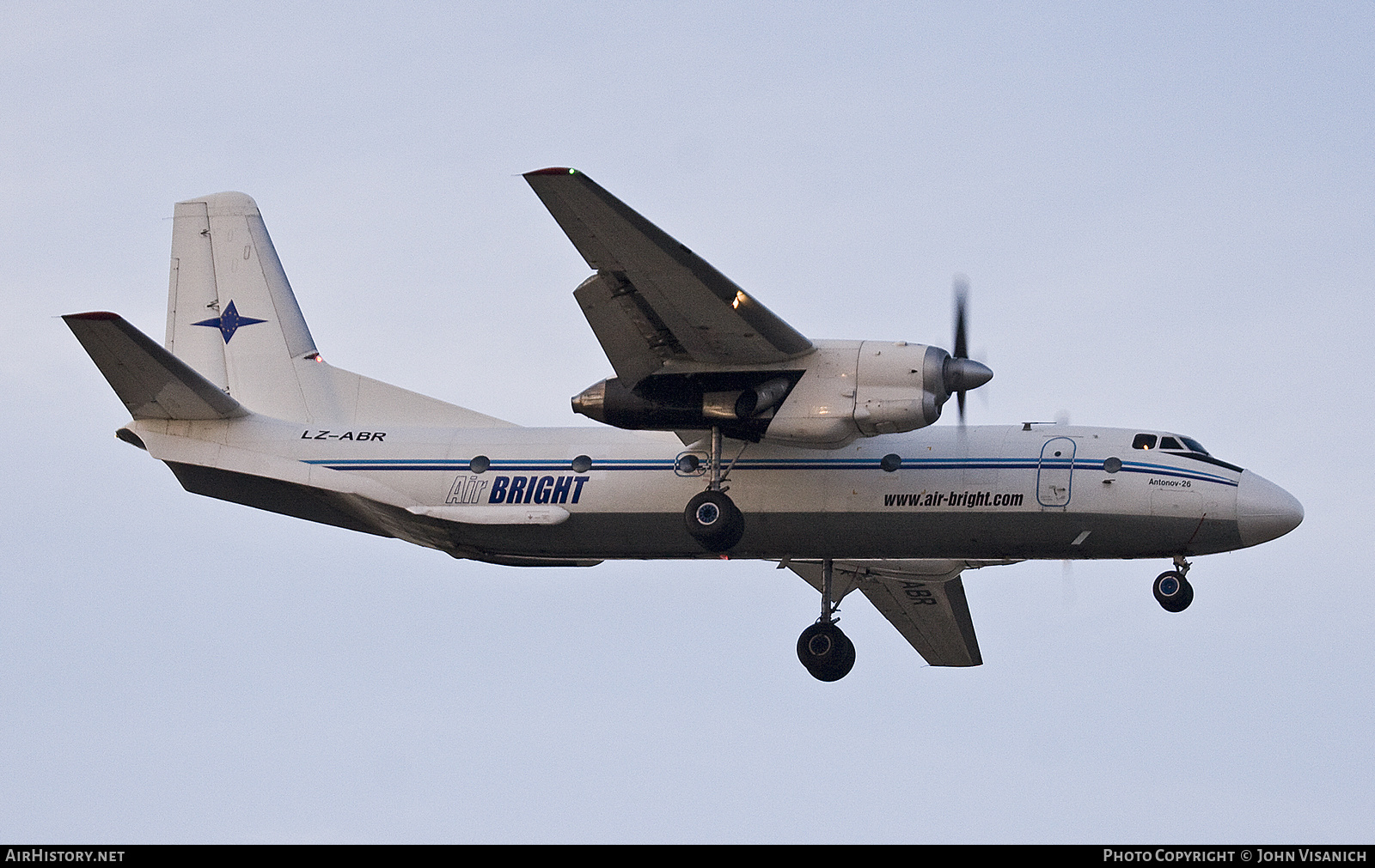 Aircraft Photo of LZ-ABR | Antonov An-26B | Air Bright | AirHistory.net #636345