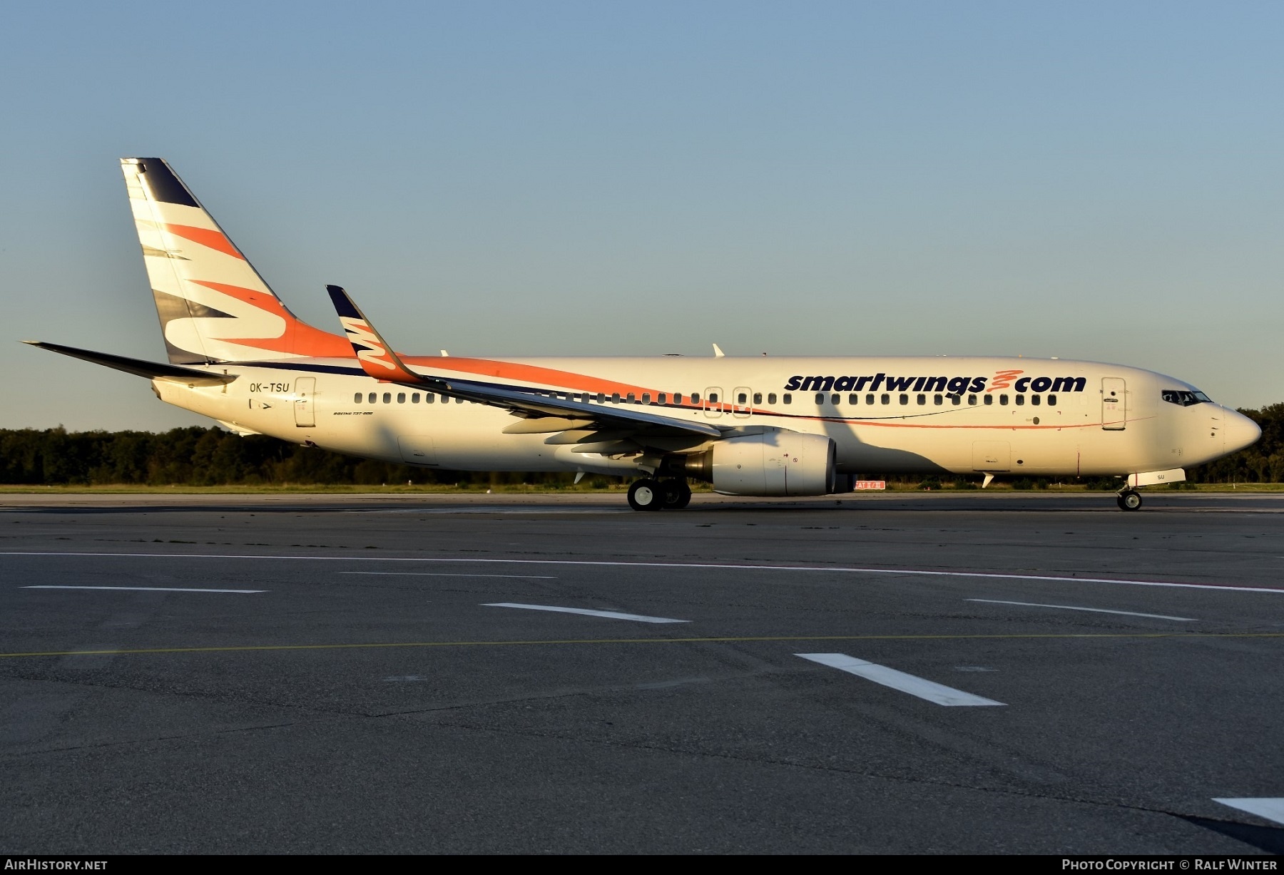 Aircraft Photo of OK-TSU | Boeing 737-8FZ | Smartwings | AirHistory.net #636346