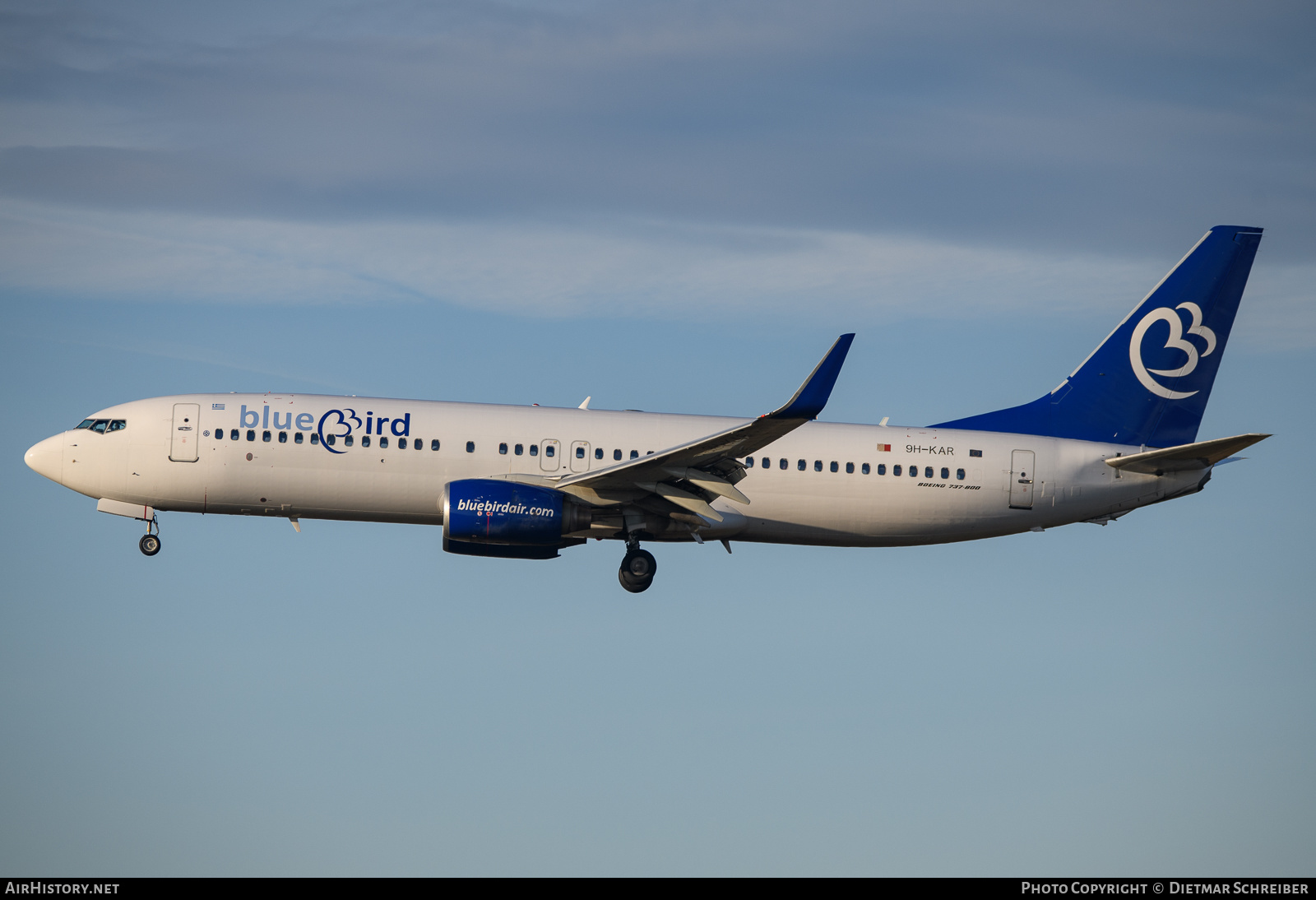 Aircraft Photo of 9H-KAR | Boeing 737-86J | BlueBird Airways | AirHistory.net #636348