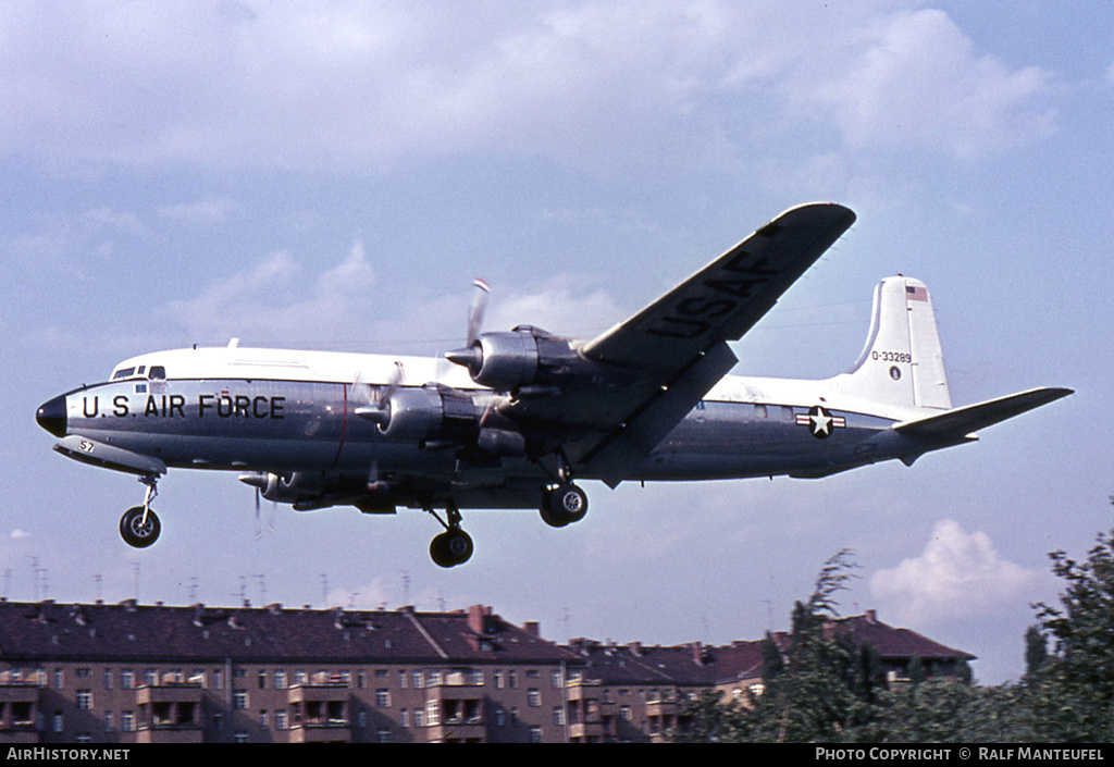 Aircraft Photo of 53-3289 / 0-33289 | Douglas C-118A Liftmaster (DC-6A) | USA - Air Force | AirHistory.net #636353