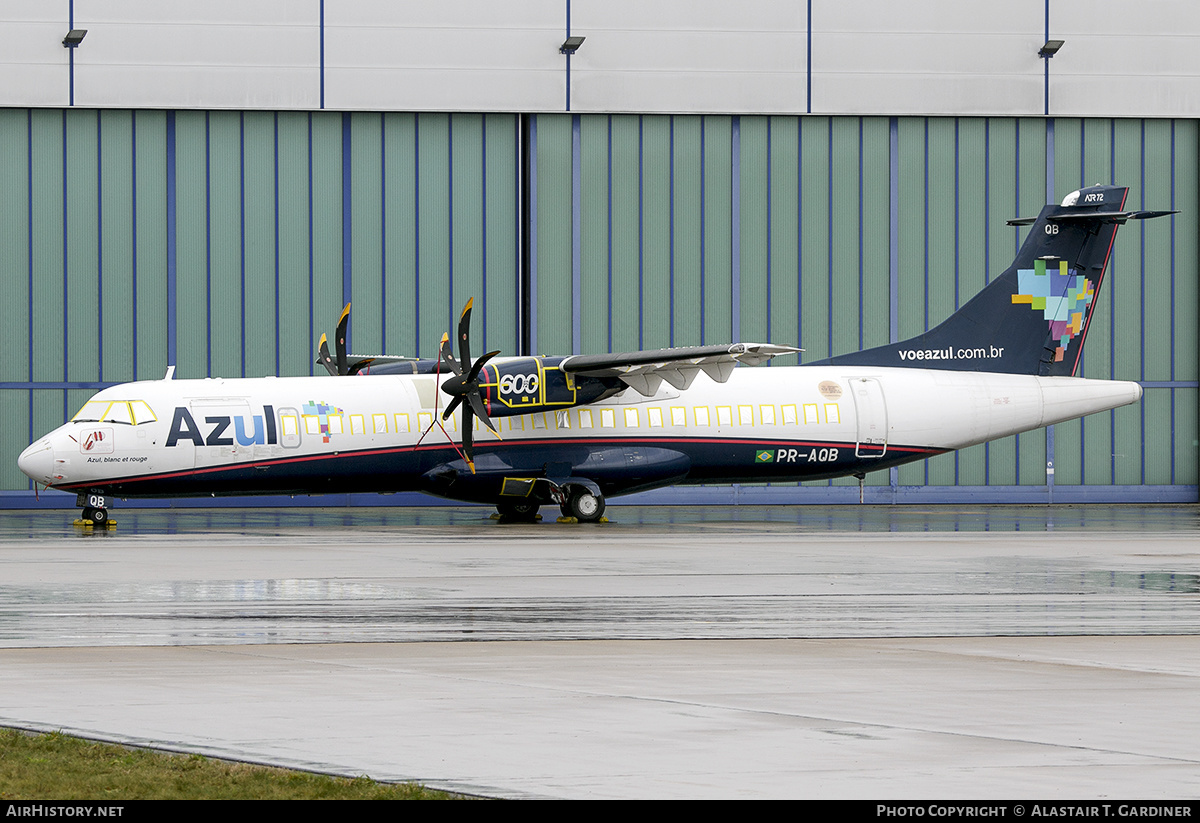 Aircraft Photo of PR-AQB | ATR ATR-72-600 (ATR-72-212A) | Azul Linhas Aéreas Brasileiras | AirHistory.net #636364