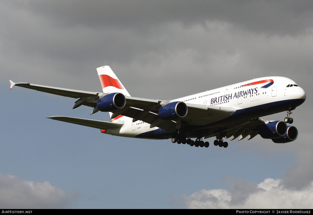 Aircraft Photo of G-XLEF | Airbus A380-841 | British Airways | AirHistory.net #636372