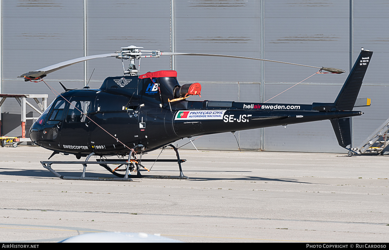 Aircraft Photo of SE-JSF | Aerospatiale AS-350B-3 Ecureuil | HeliAir Sweden | AirHistory.net #636388