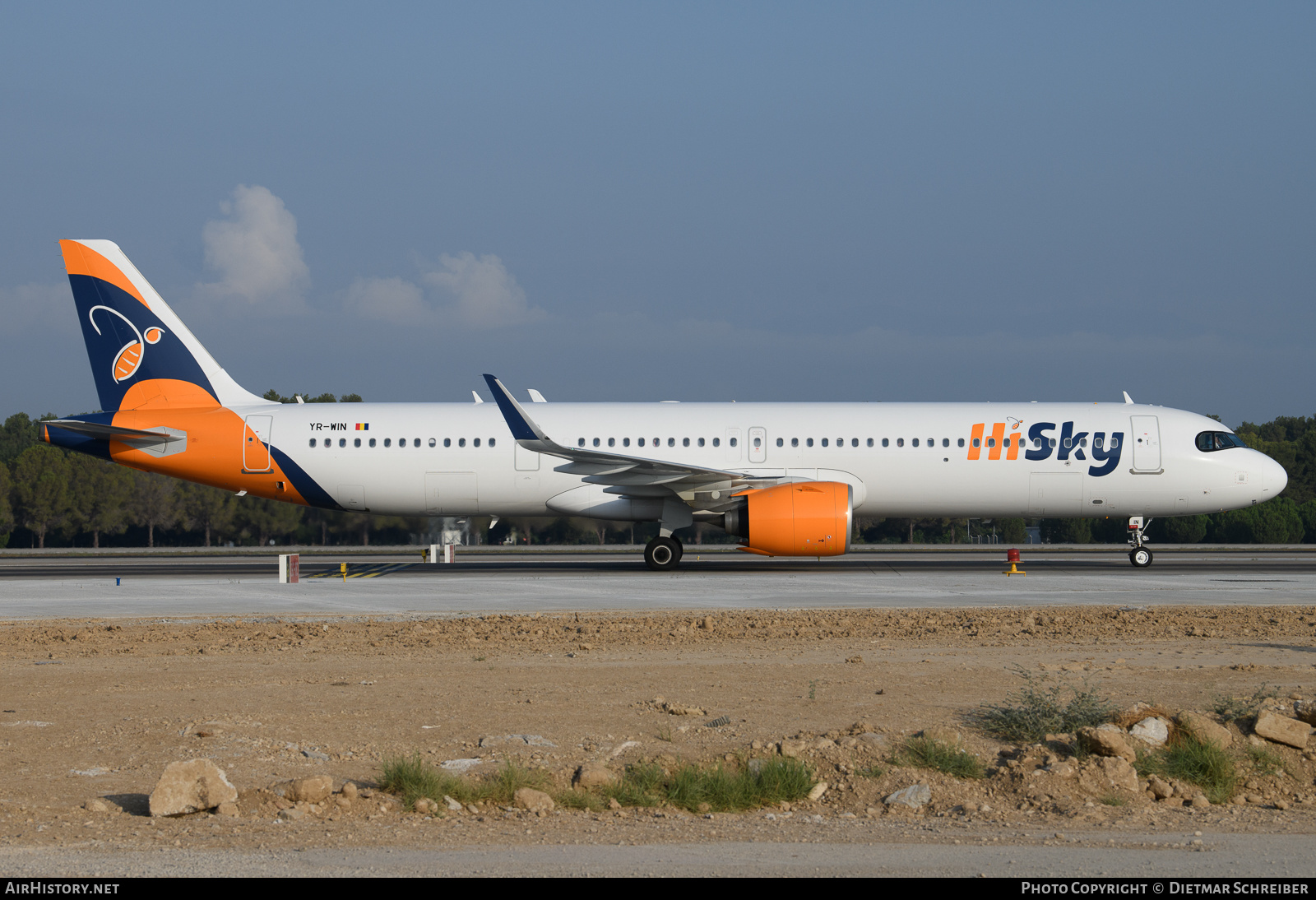 Aircraft Photo of YR-WIN | Airbus A321-271NX | HiSky | AirHistory.net #636399