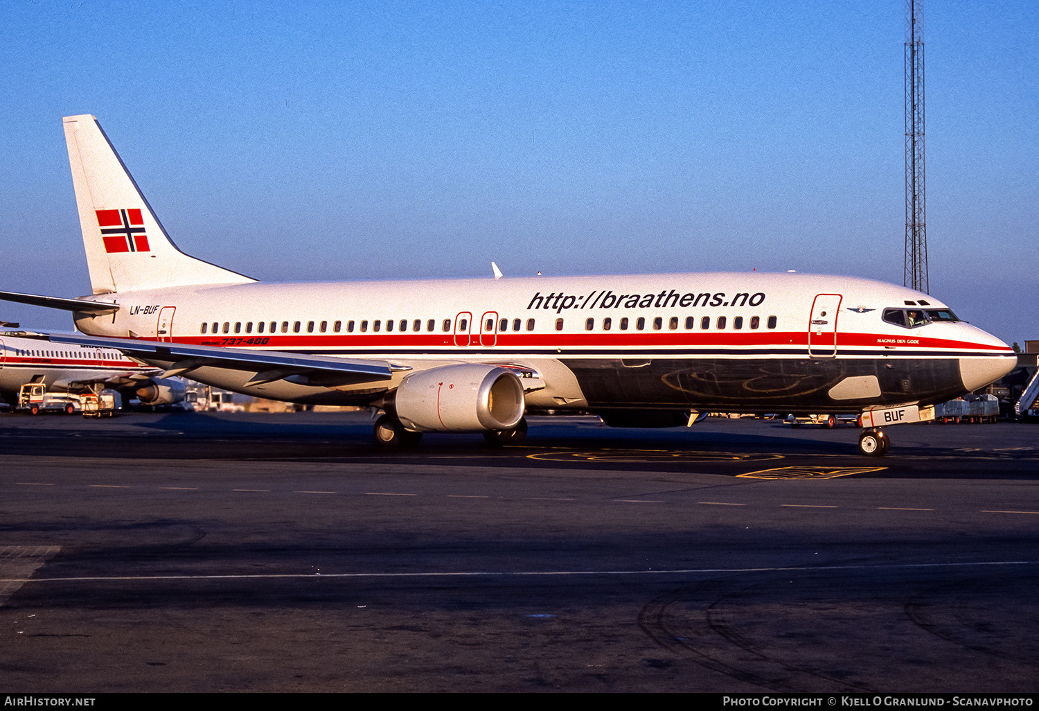Aircraft Photo of LN-BUF | Boeing 737-405 | Braathens SAFE | AirHistory.net #636412