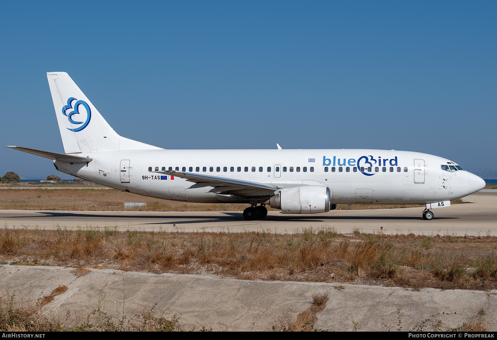 Aircraft Photo of 9H-TAS | Boeing 737-3Y0 | BlueBird Airways | AirHistory.net #636416