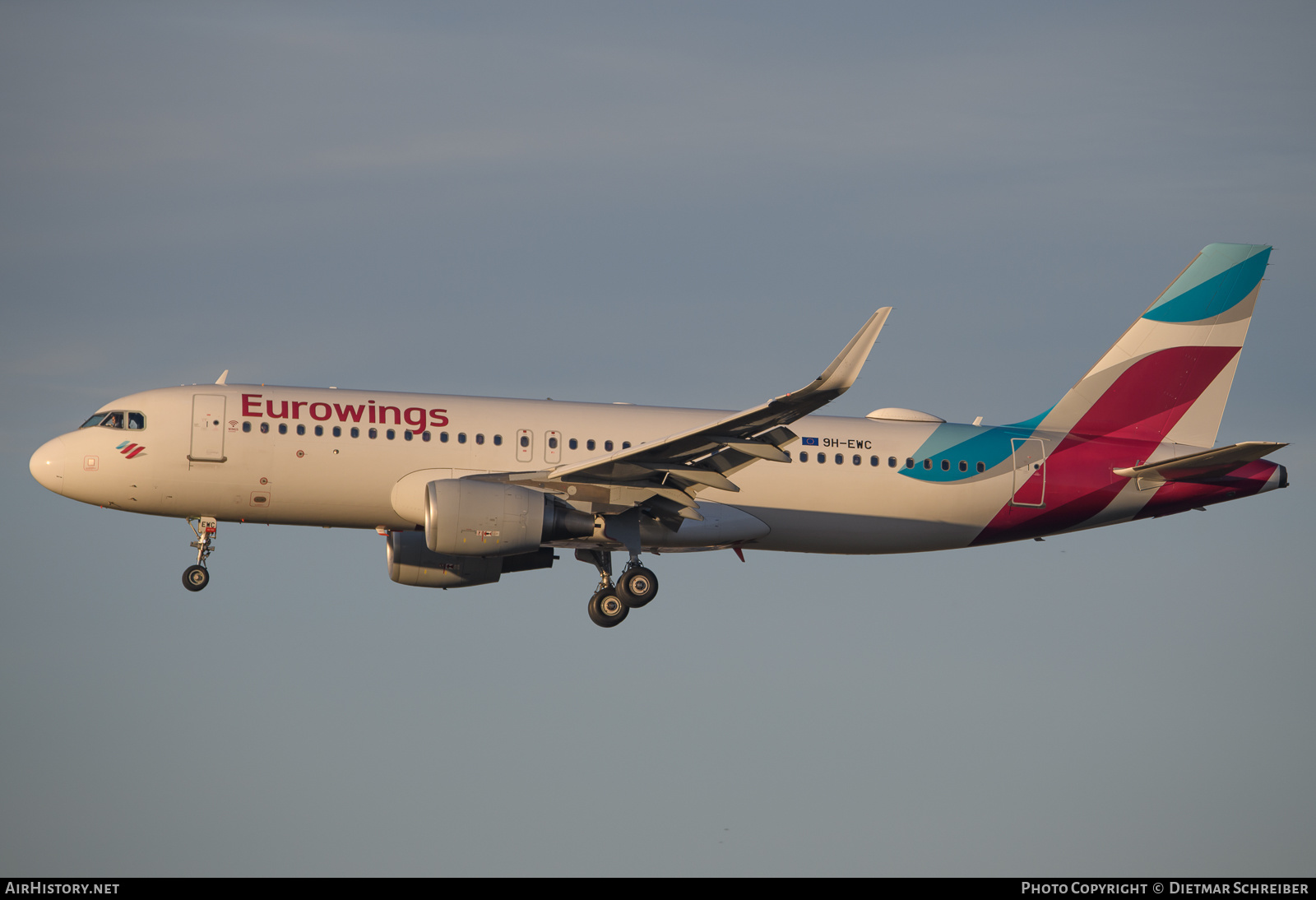 Aircraft Photo of 9H-EWC | Airbus A320-214 | Eurowings | AirHistory.net #636427