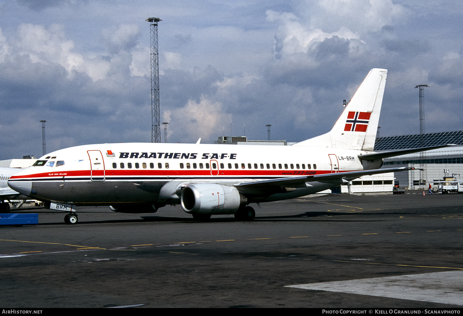 Aircraft Photo of LN-BRM | Boeing 737-505 | Braathens SAFE | AirHistory.net #636430