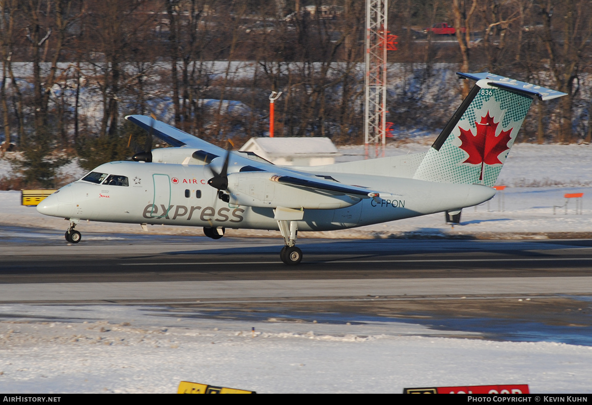 Aircraft Photo of C-FPON | De Havilland Canada DHC-8-102 Dash 8 | Air Canada Express | AirHistory.net #636433